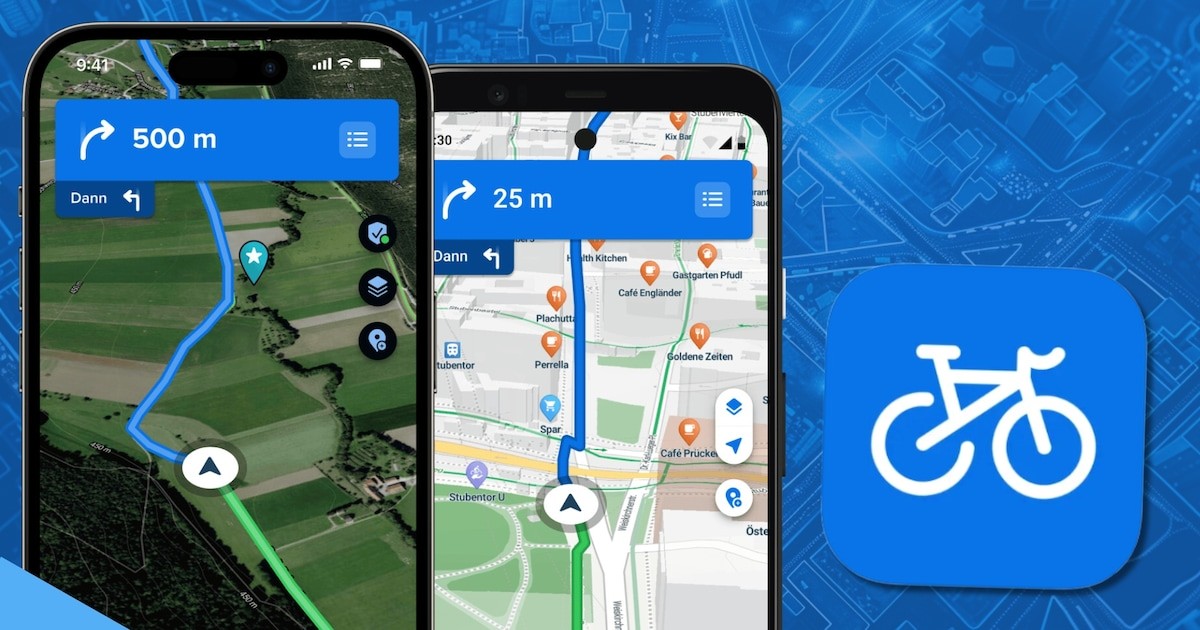 Fahrradnavigation: Bikemap schlägt Google Maps bei Weitem
